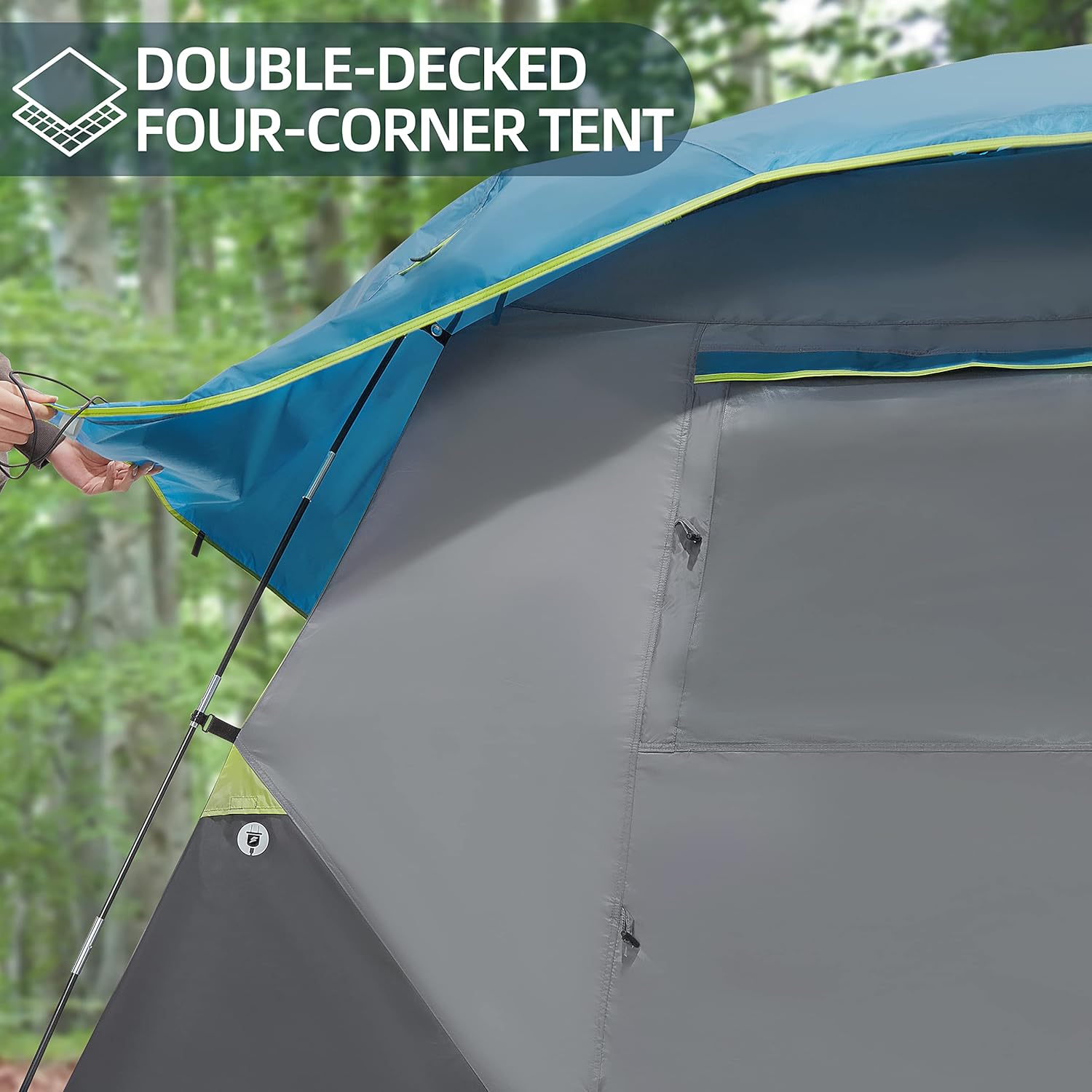 CAMEL CROWN Tents for Camping 4/8 Person Waterproof Quick Setup Folding Outdoor Backpacking Tents 4 People Family Hiking - Image 3